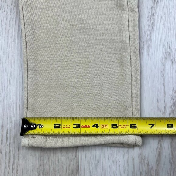 Adam Mar Pants Slim Fit Comfort Stretch Chino Men 32x30 Beige USA Made Huckberry - Picture 13 of 13